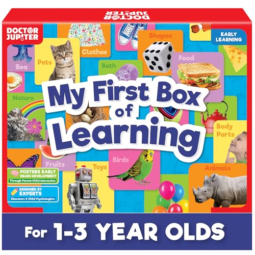 Image of Doctor Jupiter My First Box of Learning | Toys for Toddlers Ages 1-2-3 | Toddler Learning & Educational Activities for 1+ Year Old Boys & Girls | Gift Ideas for Birthdays