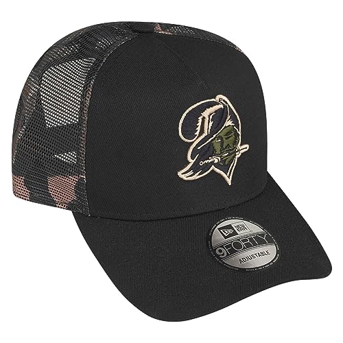 New Era Snapback Trucker Cap Tampa Bay Buccaneers Wood - vue 3