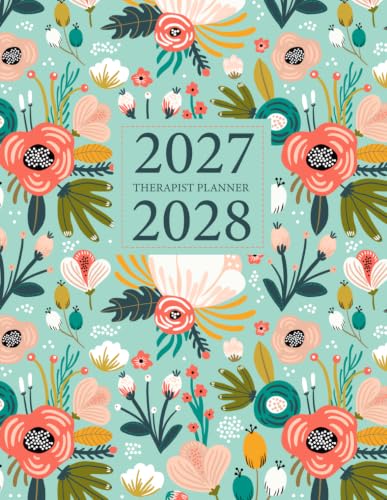 Therapist Planner 2027-2028: Hourly Appointment by 15 Minutes Increment, Weekly and Monthly Schedule Organizer image 2