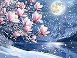 【REGALO PERFETTO】: Diamond painting kit sarà il regalo migliore per i tuoi amici e familiari. Può aiutare i genitori ad ammazzare il tempo; può coltivare le capacità pratiche e la pazienza dei bambini. Migliora la loro comprensione del colore e dell'estetica. Possono aiutare gli amici ad alleviare la pressione.