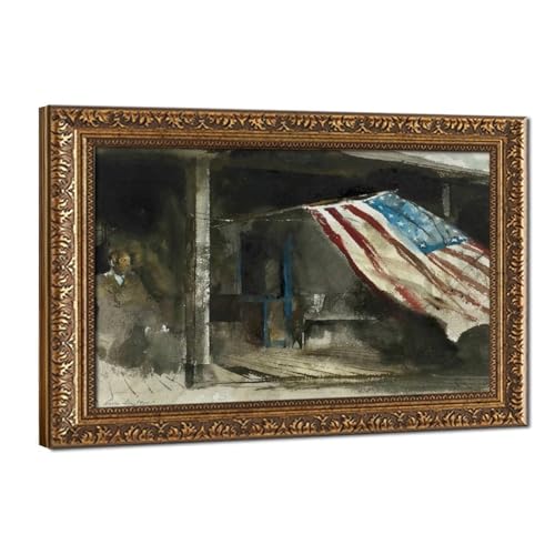 Toile Independence Day Andrew Wyeth pour la décoration du salon et du bureau