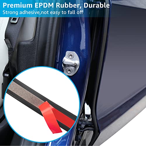 Motrobe Model 3 Car Door Seal Kit Soundproof Rubber Weather Strip Draft Wind Noise Reduction Kit Model 3 Accessories 2016-2023 #TOP3