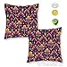 Produktbild UKSILYHEART Throw Pillow Cover Canvas Pillowcases Set of 2 Pattern 6 Pillow Sham for Bedroom Couch Sofa,Cushion Covers Pillow Shams 16x16 inch