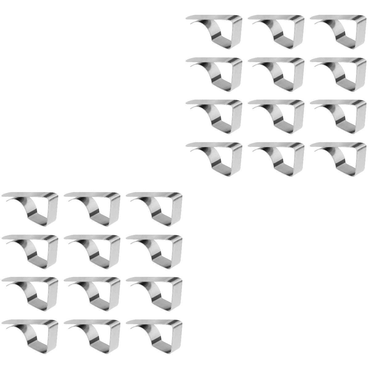 Housoutil 2sets Picnic Table Cover Clips Clamps for Wedding Dinner Party Use 12pcs*2