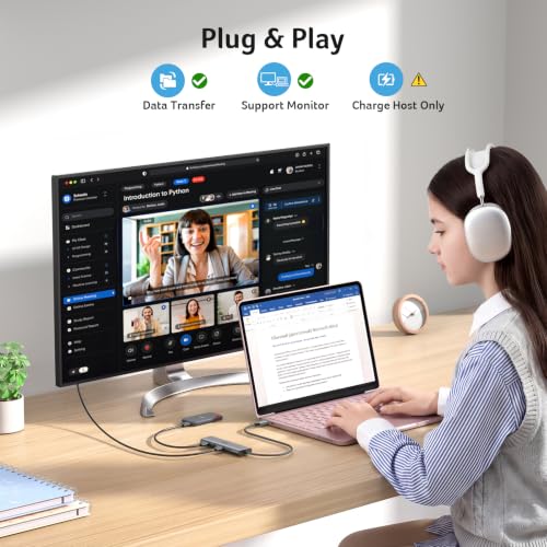 Image of Acer 10Gbps USB C Hub with 4K@60Hz USB-C Display Output for Laptop