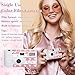 3 Pack Disposable Camera for Wedding Simple Use Color Film Camera with Flash Disposable Cameras One Time Camera for Gathering Wedding Travel Party Supply (White)