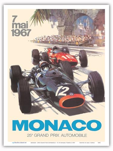 Monaco 25th Grand Prix Poster