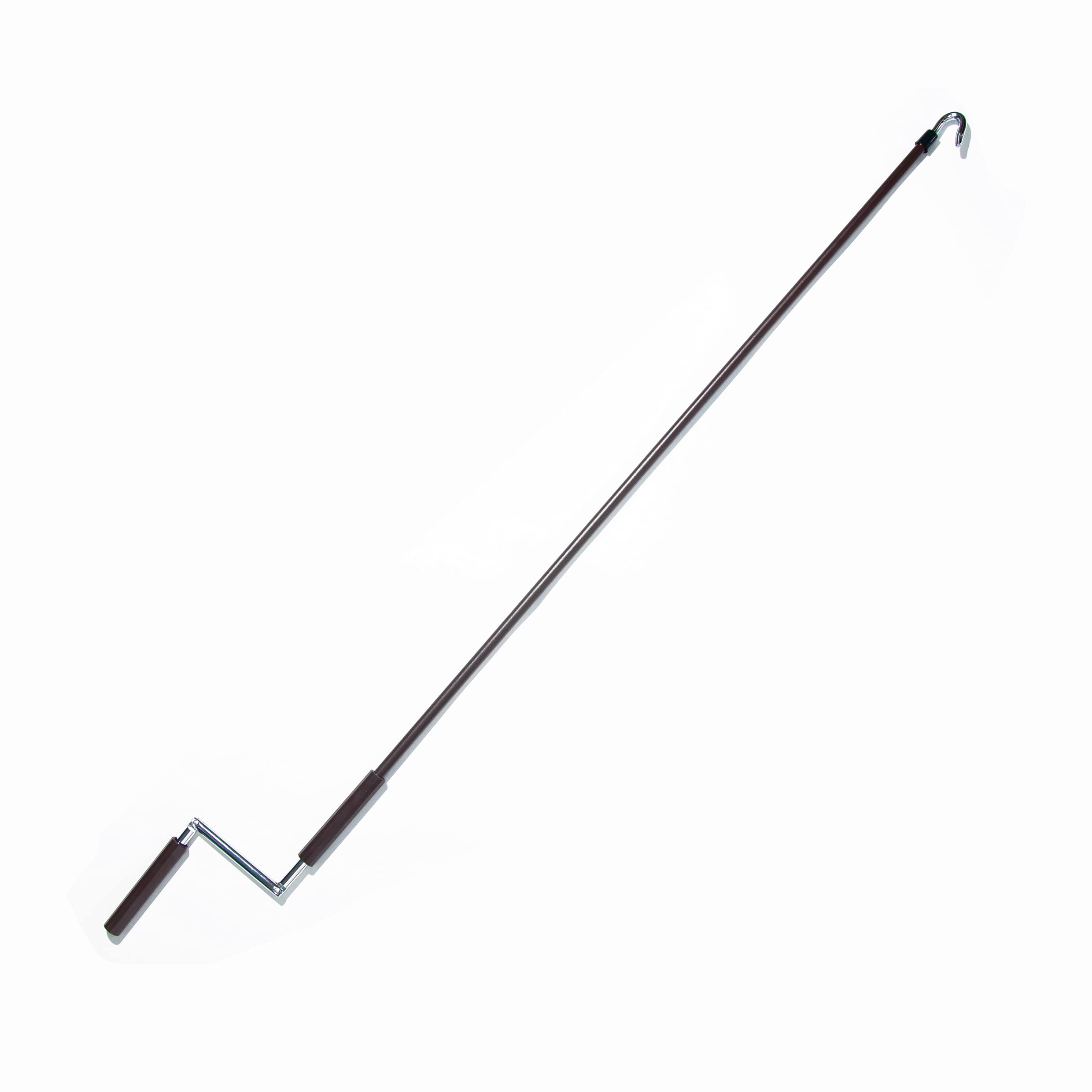 UD Universal Replacement for Sunshade Installation OutdoorIndoor, Roller Blind Accessories (Brown, Crank Wand)