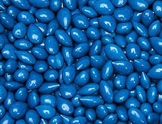 Bayside Candy Milk Chocolate Covered Sunflower Seeds - Candy Coated Chocolate Sunflower Kernels - Individual Colored Candy Coated Chocolate Sunflower Seeds (3LB, Blue Chocolate Covered Sunflower Seeds)
