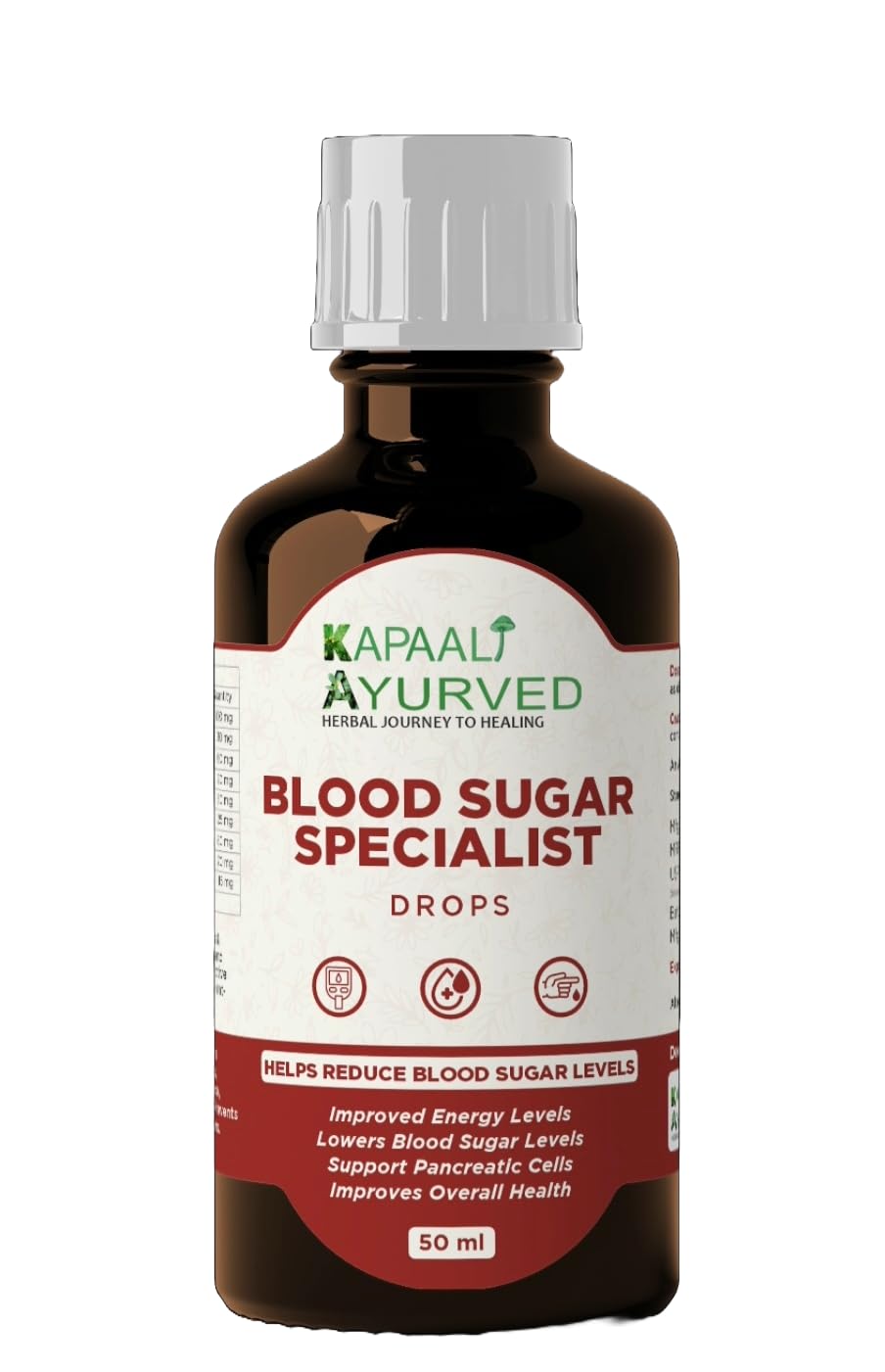 Blood Sugar Specialist Drops 50ml,Helps Reduce Blood Sugar Level | Combats fatigue, boosts energy levels,Supports Pancreatic Cells-image-21