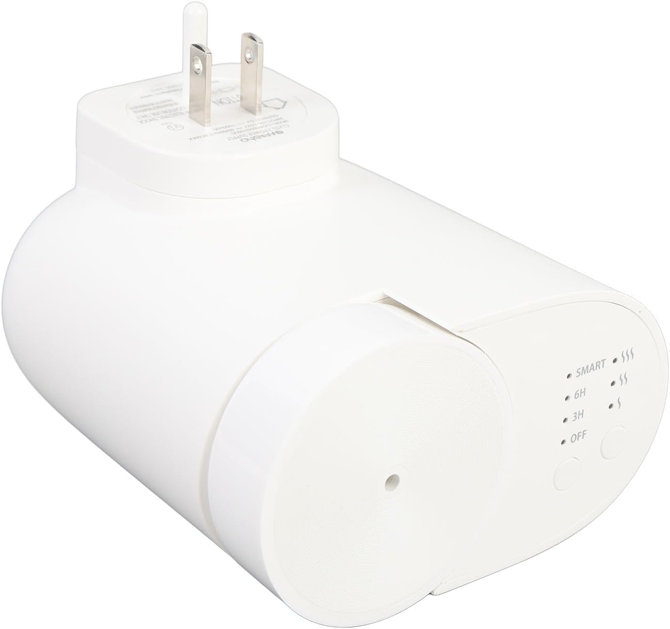 Sorandy Smart Scent Air Machine plugged into an electrical outlet