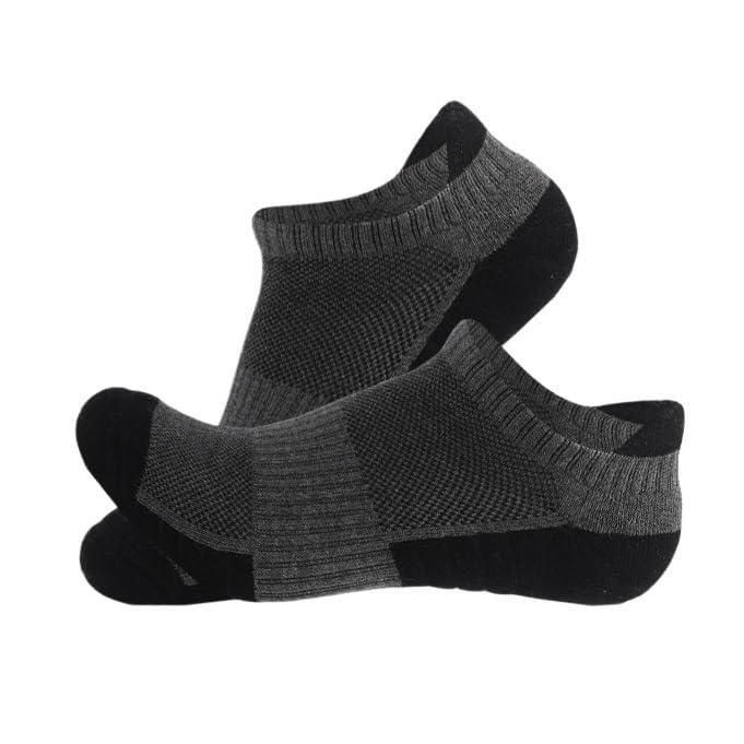 Gepolsterte Sportsocken – Gepolsterte Laufsocken for lange Distanzen for Männer und Frauen, atmungsaktive Sportsocken