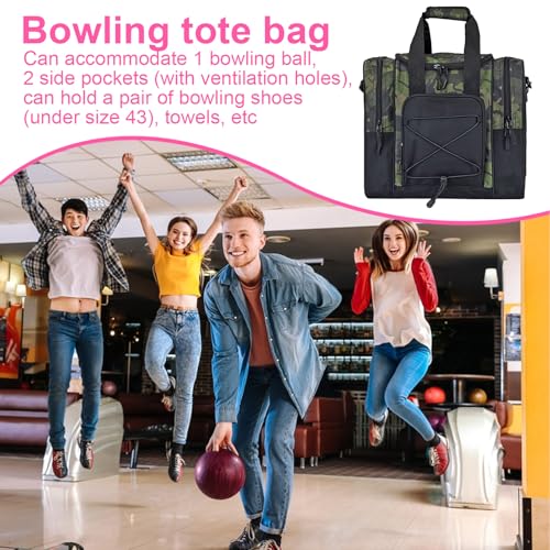 Sac de bowling avec compartiment chaussures et poches multifonctions pratiques
