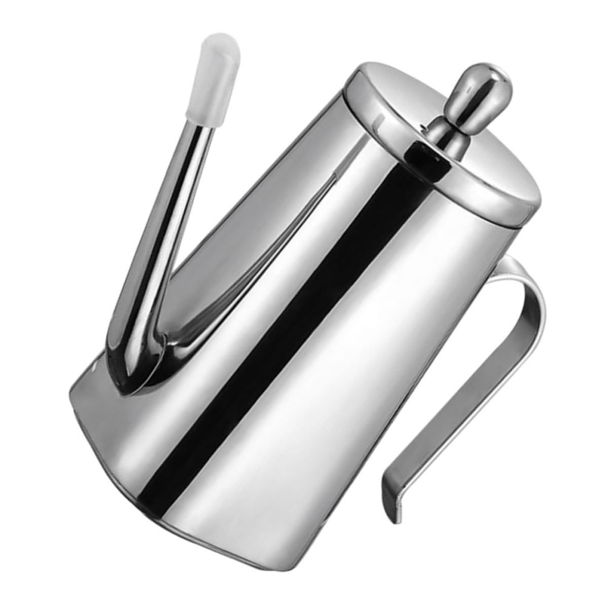 DECHOUS Bouteille à Huile en Acier Inoxydable 304 Poignée Ergonomique, Grand Contenant Portable Cuisine et Bar