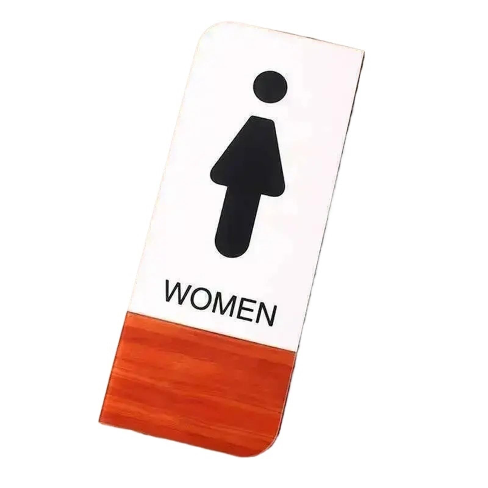 Toilet Sign Sign Sticker Wall Signage Plate Toilet Men Women Wc Bathroom Restroom Washroom Door(Color 2)