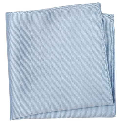 Image of Boy's Solid Tie with Pocket Square Set, Regular Necktie for Children and Kids, Self-Tied