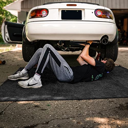 Welkin Golf Cart Parking Mat, Garage Floor Mat, Oil Spill Mat, Premium Absorbent Oil Pad, Waterproof, Washable, Durable, Protect Garage And Shop From Spills, Drips, Splashes And Stains 8'5"X6'6" #TOP7