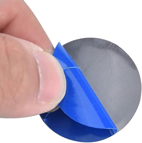 Miniatura 5 de Parche de reparación de neumáticos, parches fríos de pinchazos de neumáticos de automóvil, sin cámara, redondo, de goma natural, kit de parches de