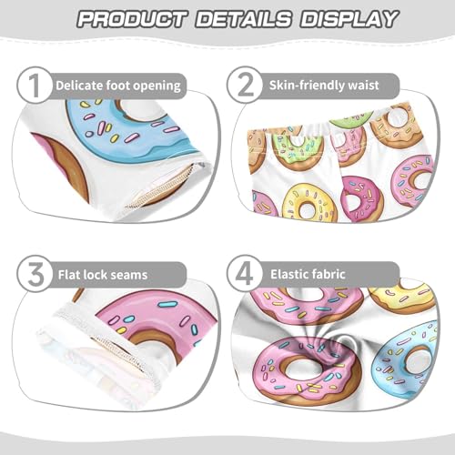 Girls' Leggings Doughnuts Rose Red Kids Yoga Tights Pants 1 Pack 208607053