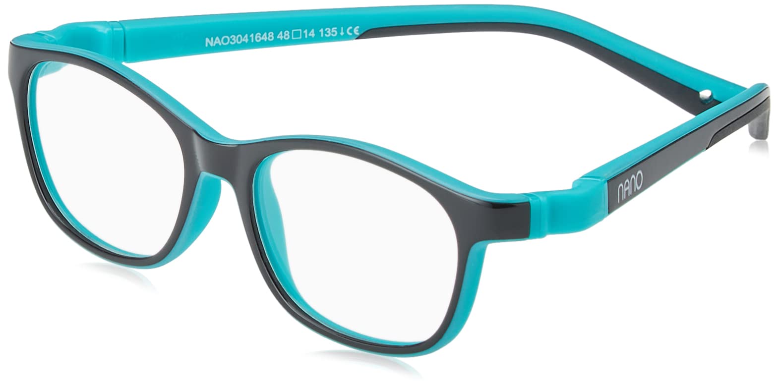 GAFAS NANO OPTICAL - CAMPER 3 0_4-6 AÑOS C: BICOLOR NEGRO/TURQUESA /44x13x117 Cura della persona e salute