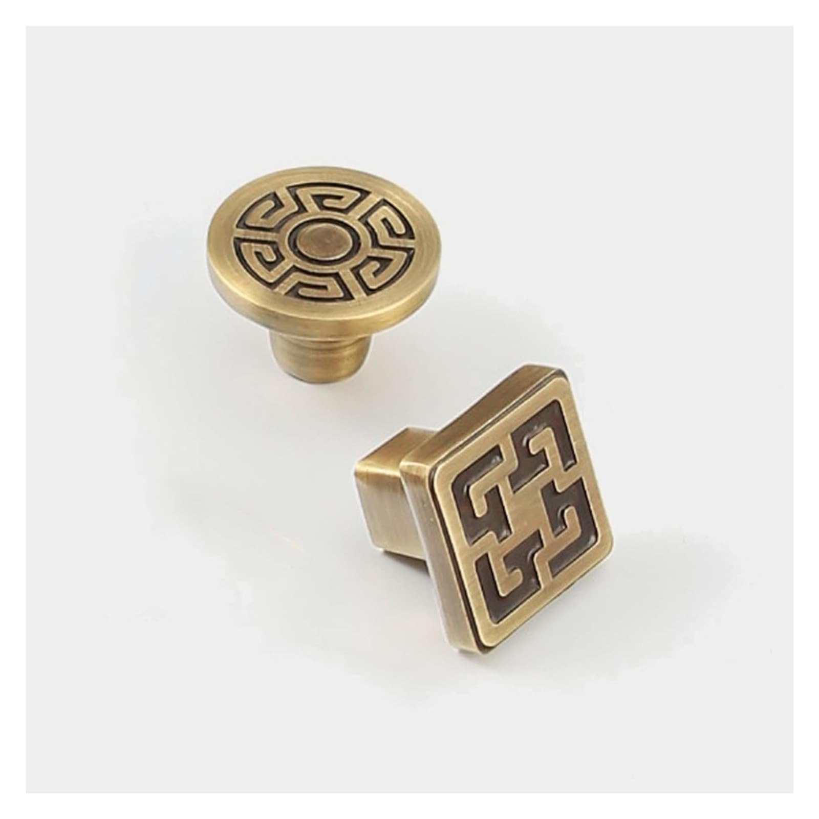 Uchwyty meblowe, uchwyty ze złotej miedzi, uchwyty do okuć meblowych, uchwyty do drzwi szaf, uchwyty do szuflad kuchennych, komody, szafy, szuflady(27mm Single Hole)