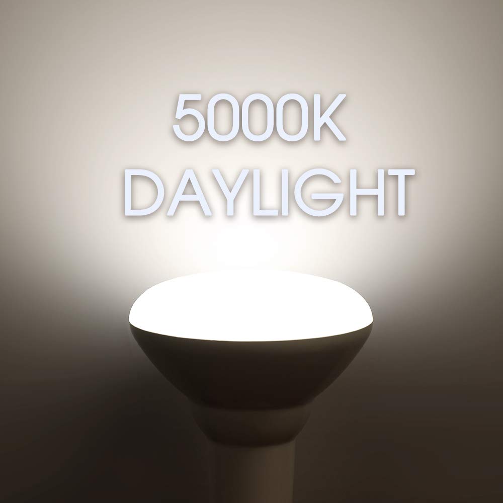 Energetic - Bombillas LED BR30, equivalente a 65 W, regulables, luz diurna 5000 K, luces de inundación para interiores para latas empotradas, certificación UL, paquete de 6