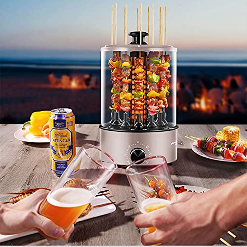 YCRD 3in1 Döner, Edelstahl-fettauffangbehälter, Hühnchen und vertikaler Multifunktionsgrill, 1100 Wkeine Offene Flamme… – Bild 3