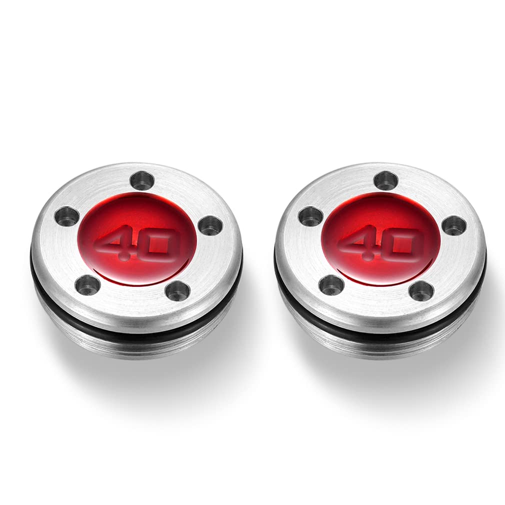 ROYMADE 5 g/10 g/15 g/20 g/25 g/30 g/35 g/40 g, 1 par (2 unidades) de pesas de palo de golf para putters Scotty Cameron accesorios de golf (color rojo, 2 unidades de 40 g)
