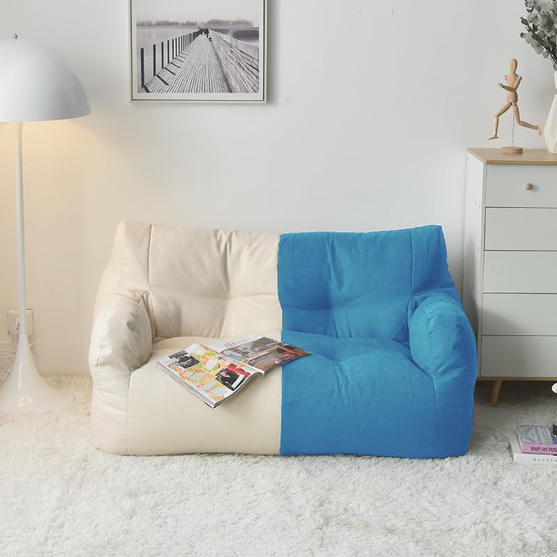 Creativo Piccolo Divano Lazy Bean Bag Divano Doppio Balcone Camera da Letto Soggiorno Decorazione Noleggio Tatami Due Posti (Senza Stucco)