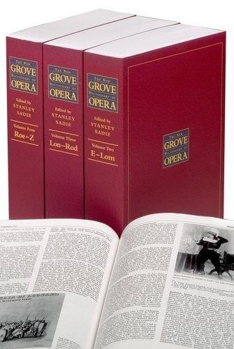 New Grove Dictionary of Opera (4 Volumes) New Grove Dictionary of Opera (4 Volumes)