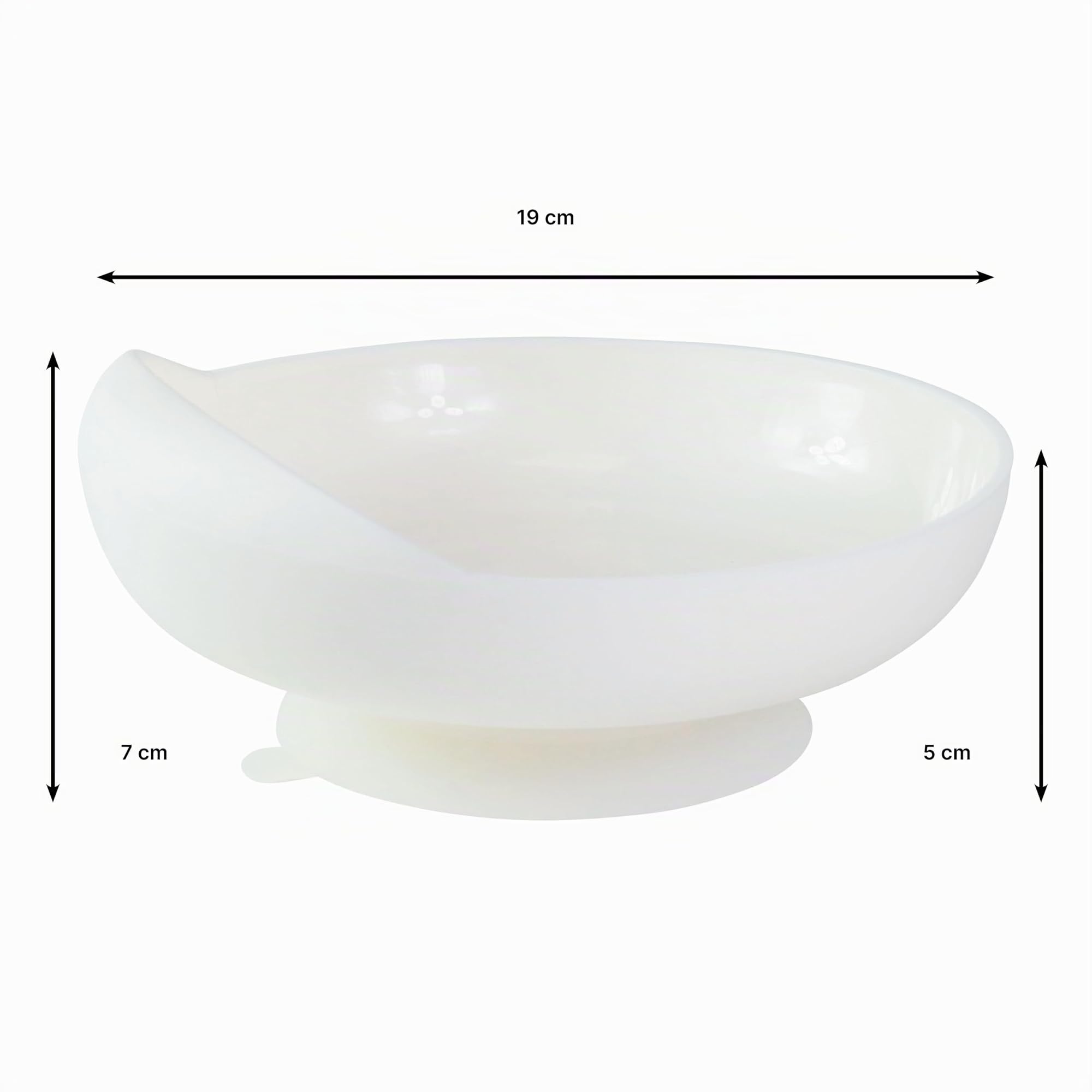identités, Assiette À Rebord Sur Ventouse, Rebord Incurvé, Stabilité Accrue, Polypropylène Et Caoutchouc Antidérapant, Diamètre 19 cm, Hauteur 5 à 7cm