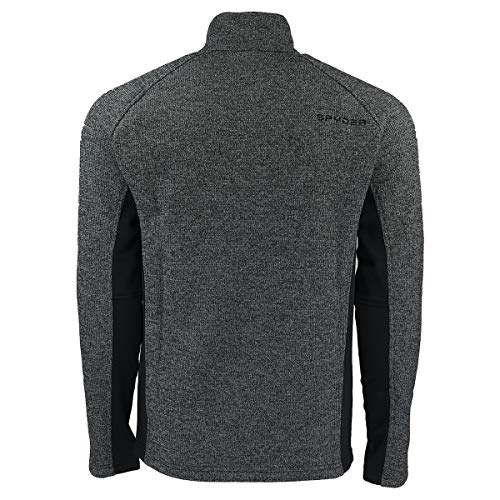 Image of Spyder Men's Standard Outbound Half Zip Mid-Weight Mock Neck Sweater