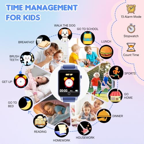 Image of Kids Smart Watch Toys for Boys Age 5-12, 30 Games HD Touchscreen Watch for Kids, Audiobook, Alarm Clock, Alarm Clock, Learn Card, Music Player, Educational Toys Birthday Gifts for Boys Ages 5 6 7 8 9