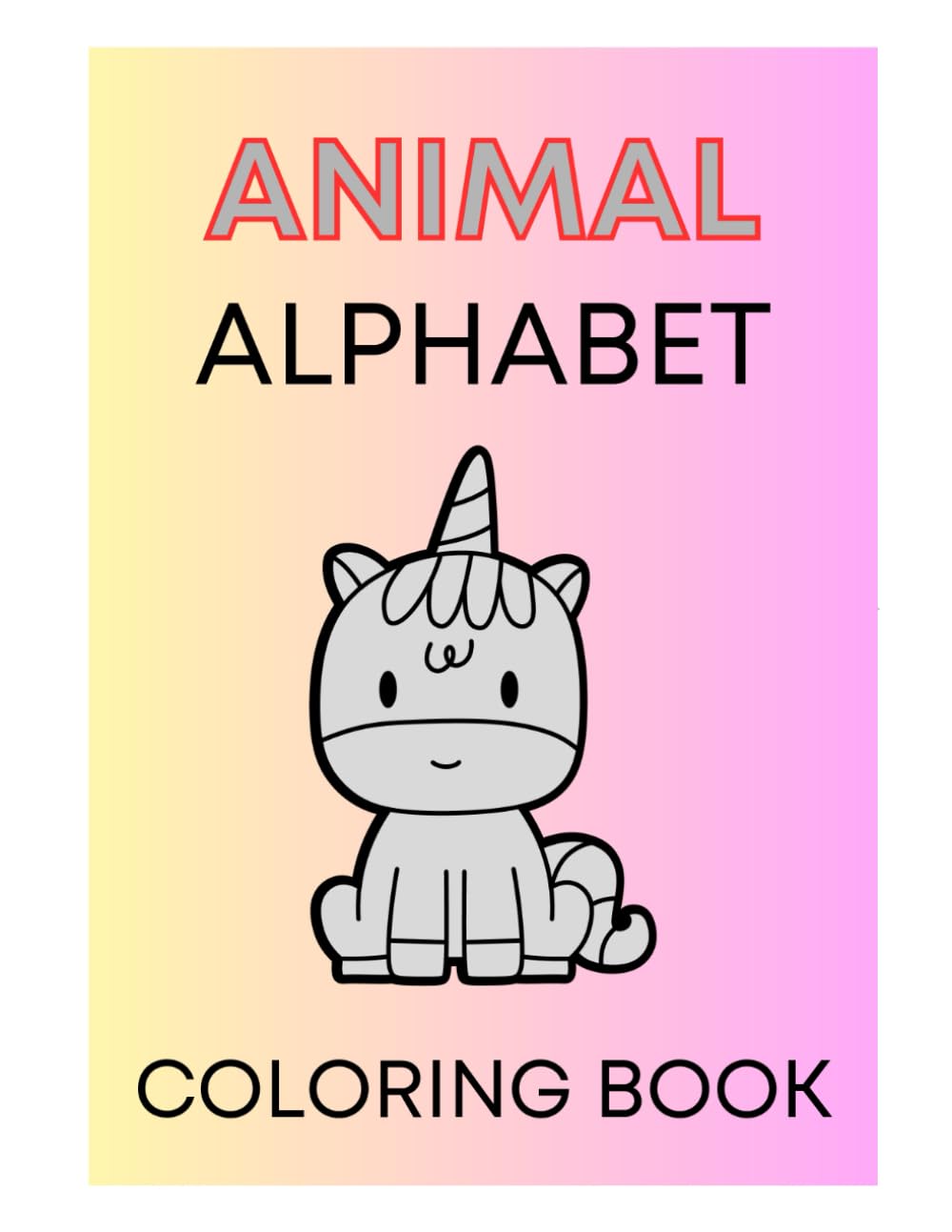 Animal Alphabet Tracing & Colouring Book