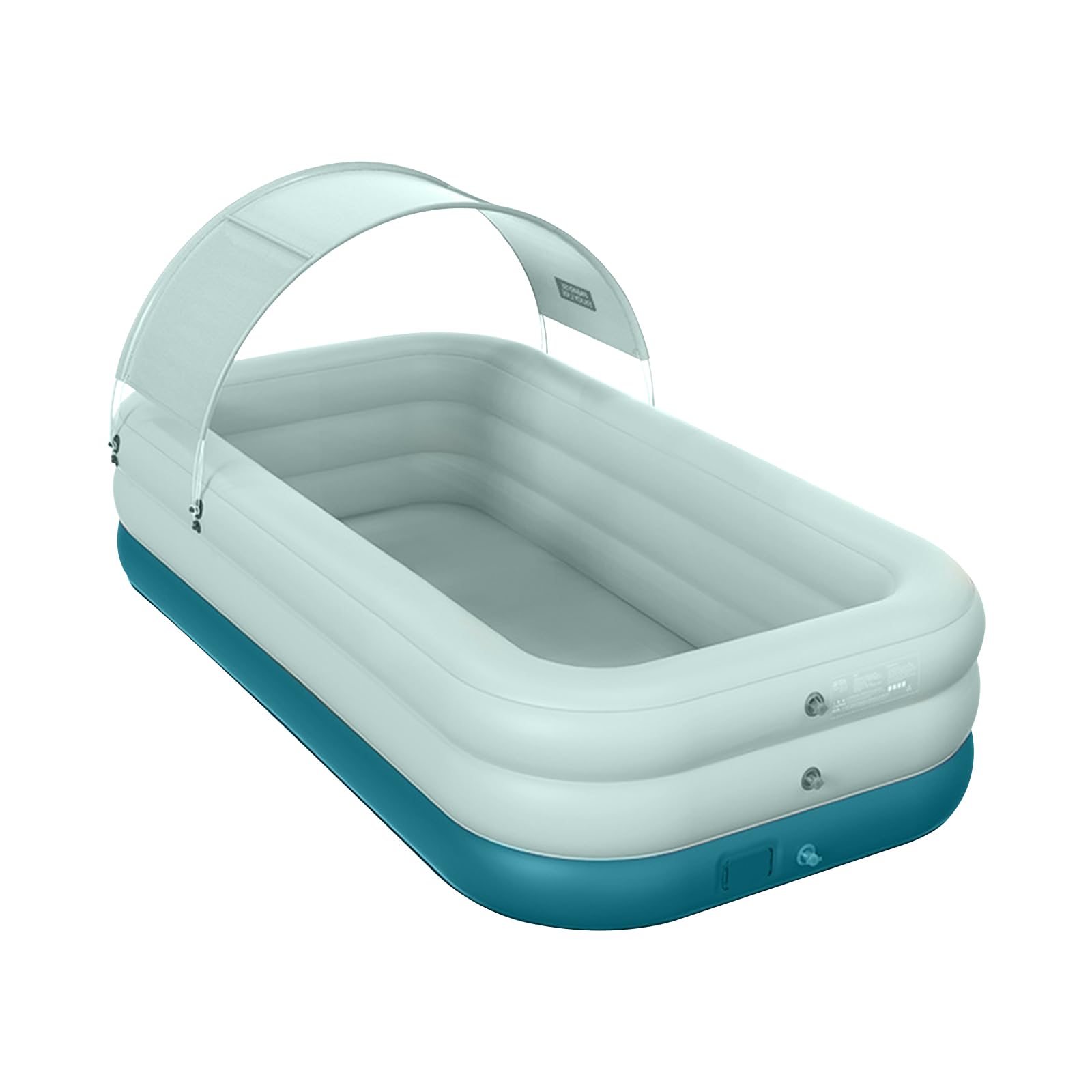 Ergocar Sunshade Swimming Pool,Wireless Intelligent Inflatable Swimming Pool, Children and Adult -On -Ground Family Garden Swimming Pools