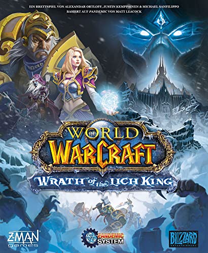 Z-Man Games Asmodee World of Warcraft: Wrath of The Lich King, Juego del conocedor, Juego de Estrategia, Alemán (ZMND0021)