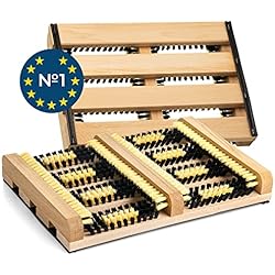 Store Para Terrazas TIMELEOS Tirador de Zapatos para Exteriores Antideslizante Ideal para Exteriores e Interiores con cerdas Fuertes cepillos Pisos zapateros Alfombrilla de atrapasueños Listones Laterales Exteriores