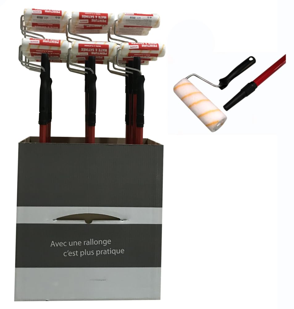 Savy 9647000 conjunto de paleta rodillo antigota con alargador
