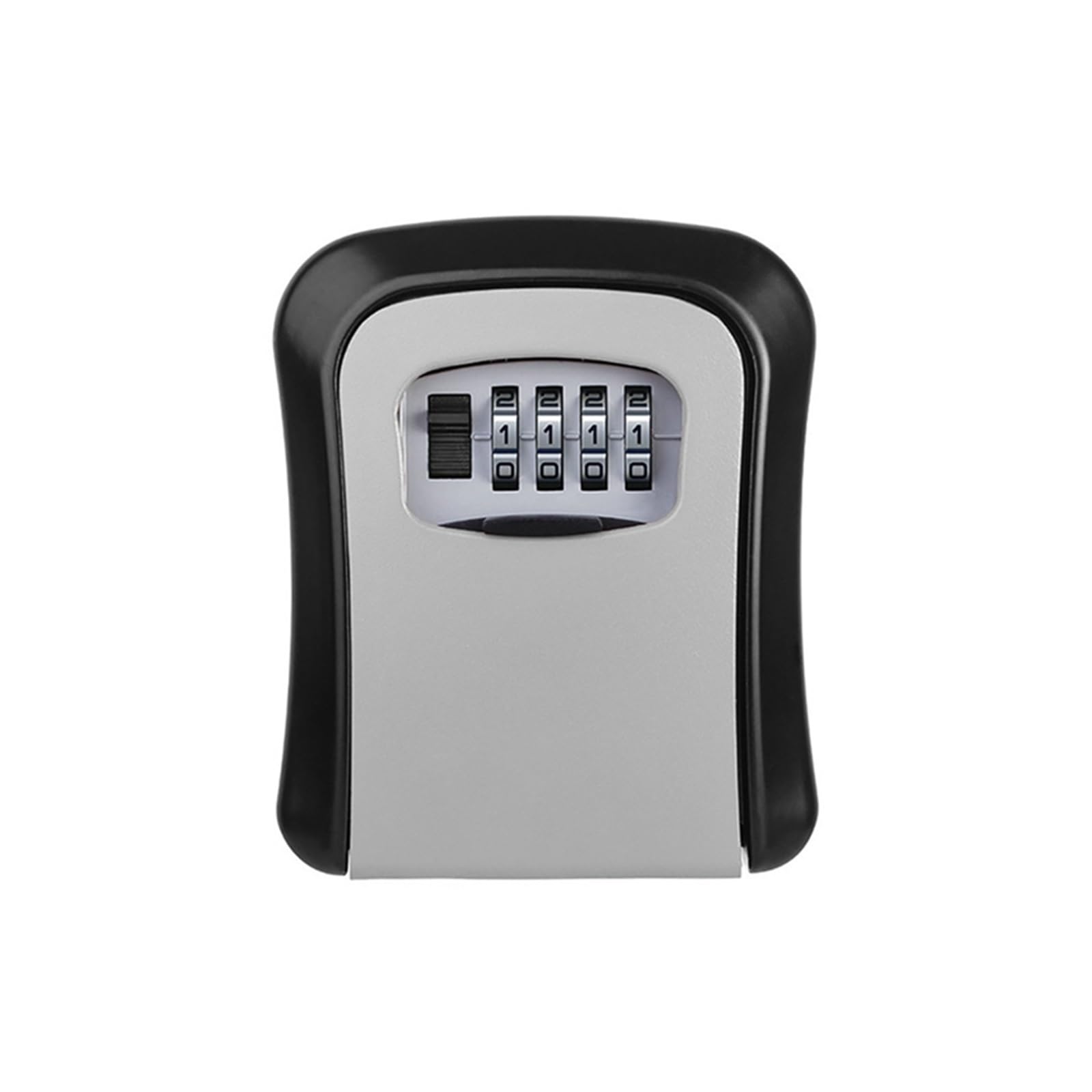 Security Safe Box Password Key Storage Lock Box ，Safe Waterproof 4 Digits Combination Walling Installation Keybox For Home Outdoor(Grijs)