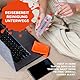 WHOOSH! Laptop-Reinigungsset Duo XL für MacBook, Brille, Handy - Fingerabdruck Entferner, streifenfreies Brillenreinigungsspray, 30 ml + 100 ml Flaschen and 2 Mikrofasertücher für Zuhause & Reise