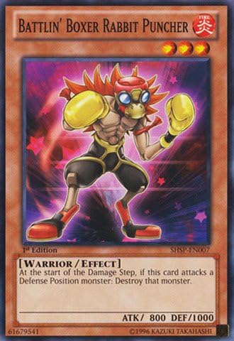 Yu-Gi-Oh! Battlin39; Boxer Rabbit Puncher (SHSP-EN007) - Shadow Specters - Edición ilimitada - Común