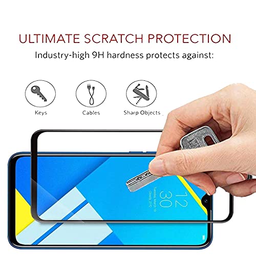 Image of STP FEEL Tempered Glass Screen Protector Compatible for Vivo T2X (6.58 Inch, Pack of 1) | Edge to Edge Coverage and Easy Installation Kit