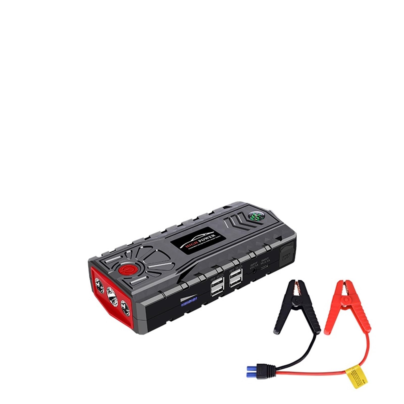 32000mAh Voiture Saut Démarreur Batterie Externe 5000A Auto Secours Batterie Booster Voitures CampingDiesel Essence Démarrage Dispositif Chargeur(Simple)