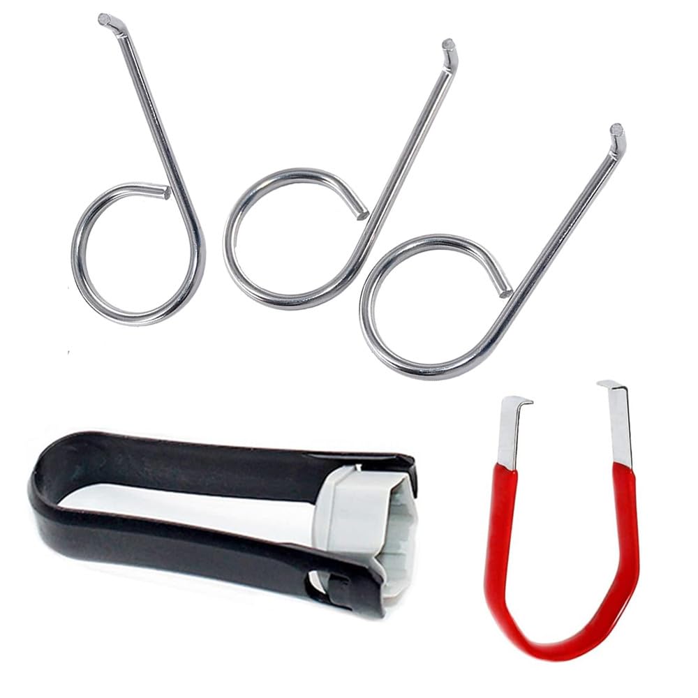 Set 4 Copribulloni Auto – Strumento Rimozione Cappucci Radiali In Acciaio Inox – Estrattore Per Dadi Ruota E Pinza - 3