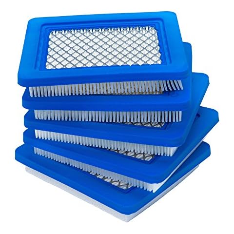 HOODELL 5 Pack 491588s Air Filter, Compatible with Briggs and Stratton 491588, Toro 20332, Craftsman 3364, Premium Lawn Mower Air Cleaner Cover
