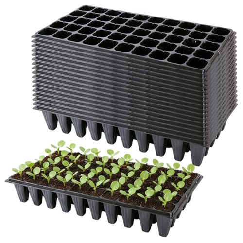 Plateaux semis robustes et extra-profonds de 50 alvéoles pour jardin