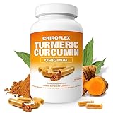 Chiroflex Turmeric Curcumin Capsules, 600mg Joint Support Supplement with 95% Standardized Curcumino