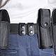 DONGKER Leder Belt Keeper, 1/2/4 Stück Security Gürtelhalter, Taktischer Gürtel Schlaufen für 2-2,25 Zoll Taktische Polizei Gürtel