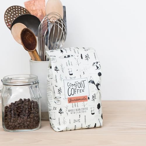 Image of Mt. Comfort Coffee Organic Guatemala Whole Bean Coffee, 2.5 lb Bag, Medium Roast, Single Origin Arabica, Smooth Chocolate Notes, Fresh Roasted Specialty Coffee