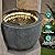 Ultym 32" Outdoor Fountain, Modern Geometric Two Bowls Water Feature with LED Lights, Resin Soothing Cascading Waterfall for Patio, Backyard, Garden or Porch
